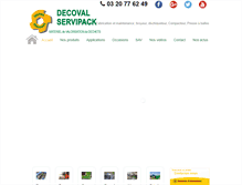Tablet Screenshot of decoval.fr